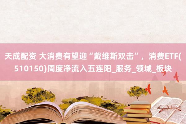 天成配资 大消费有望迎“戴维斯双击”，消费ETF(510150)周度净流入五连阳_服务_领域_板块