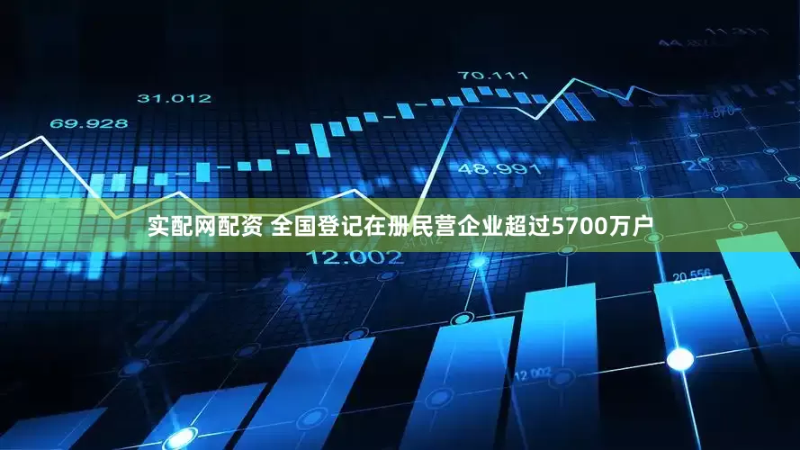 实配网配资 全国登记在册民营企业超过5700万户